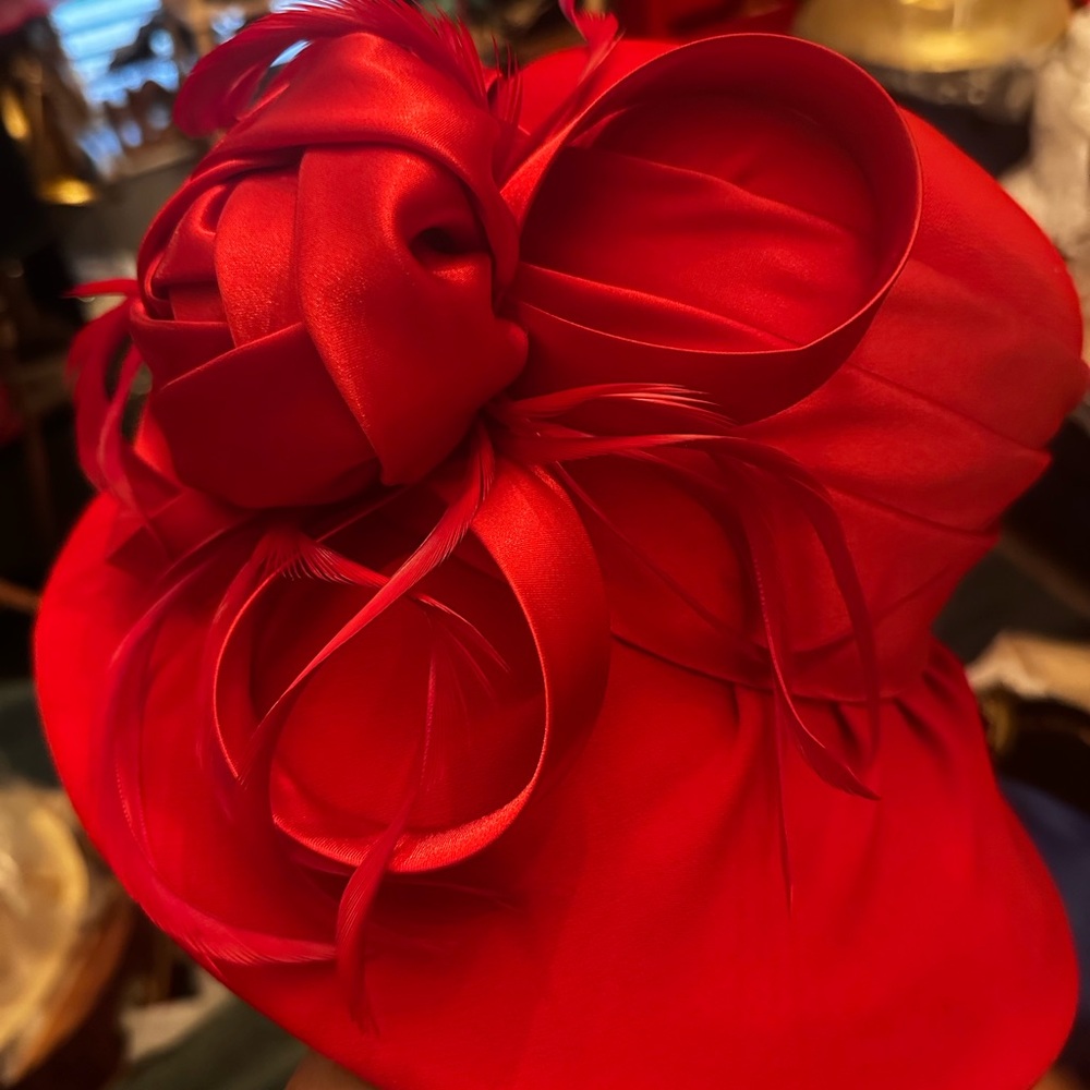 Elegant Red Women's Hat